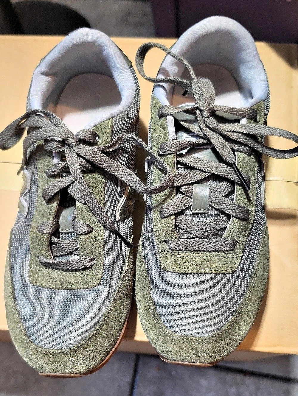New Balance 501 Boys Sneakers Green & Gray US 6